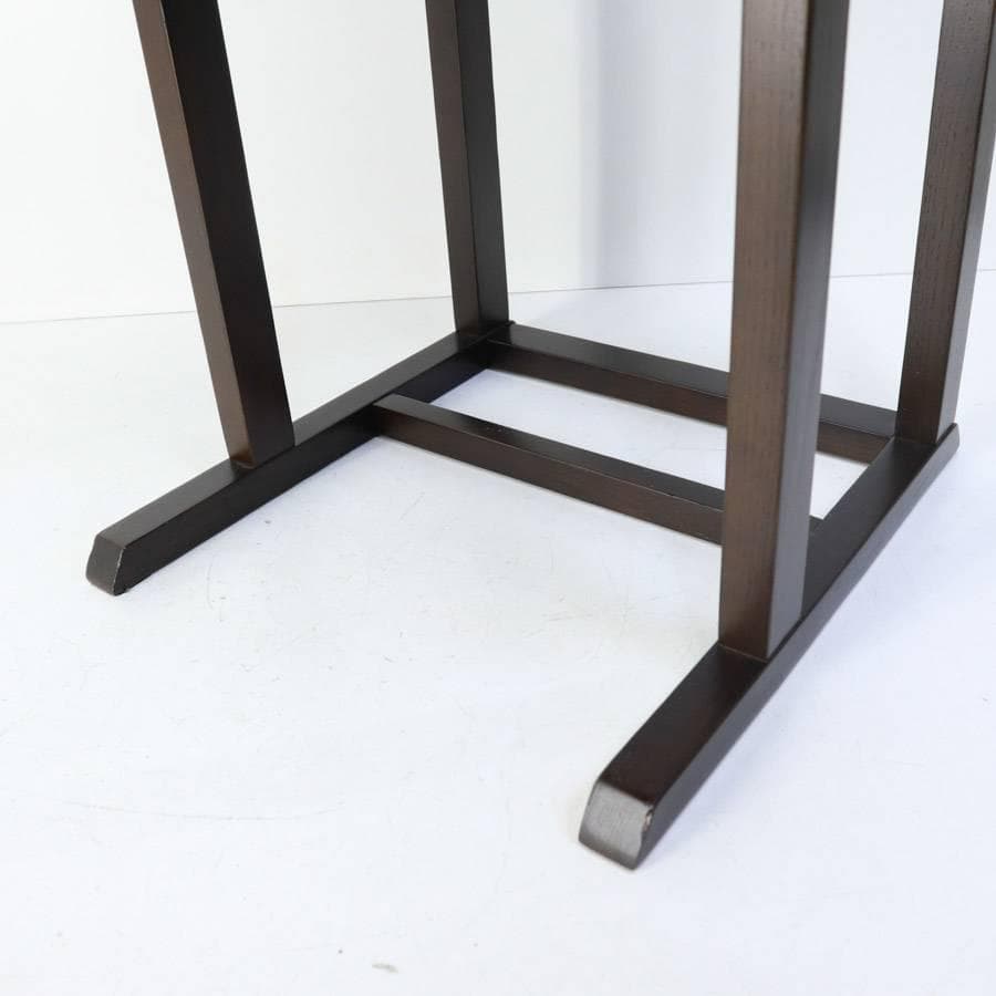 a.flat サイドテーブルv02 アッシュ材 花台 ナイトテーブル アジアン