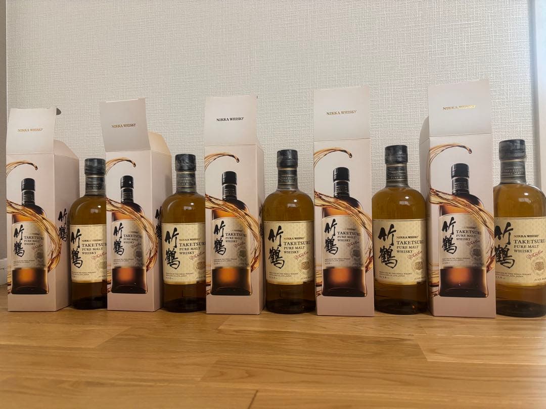 【売切】竹鶴ウイスキー 700ml 5本セット　全てカートン付き