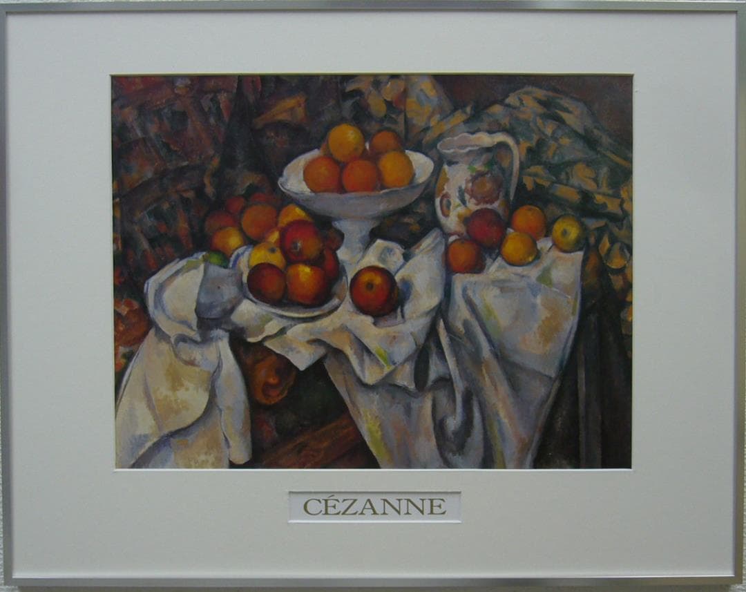 絵画 ポールセザンヌ アートポスター リンゴとオレンジのある静物