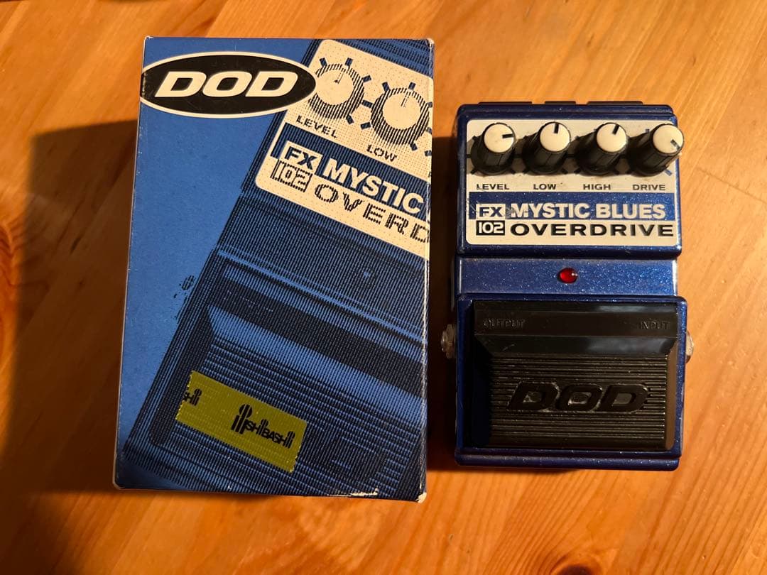 ギター DOD FX MYSTIC BLUES 102 OVERDRIVE