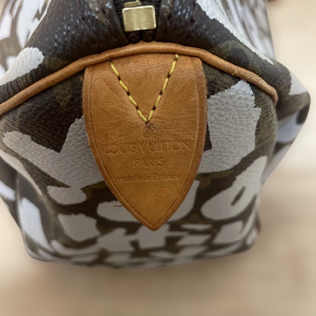 ルイ・ヴィトン スピーディ バッグ ブラウン/ホワイト