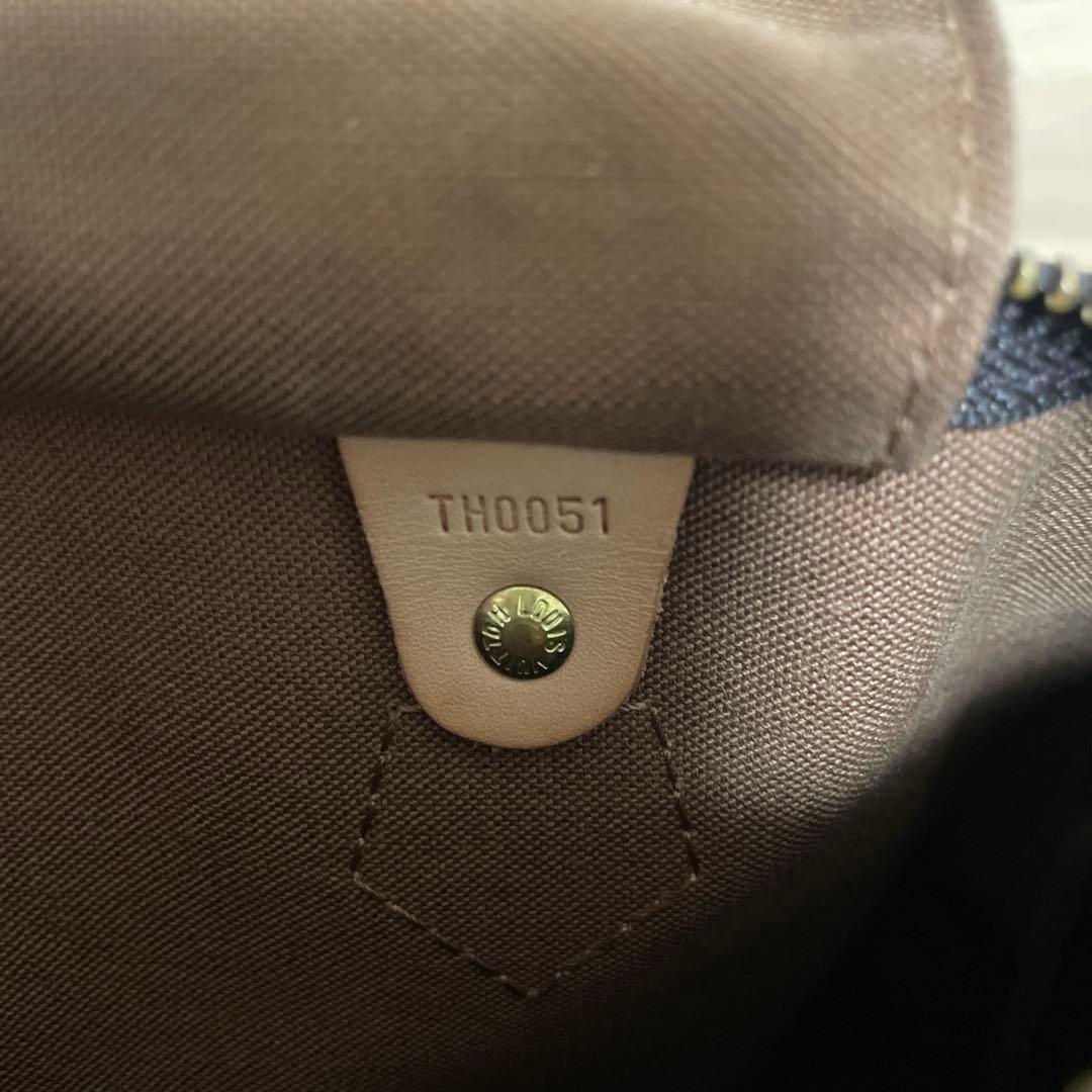 ルイ・ヴィトン スピーディ バッグ ブラウン/ホワイト