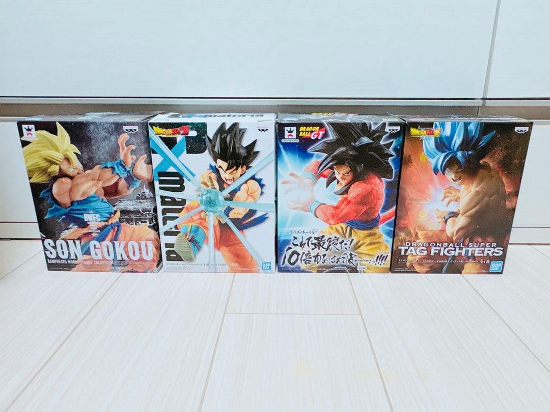 ドラゴンボール フィギュア 孫悟空 かめはめ波 4点セット まとめ売り