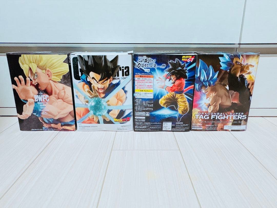ドラゴンボール フィギュア 孫悟空 かめはめ波 4点セット まとめ売り