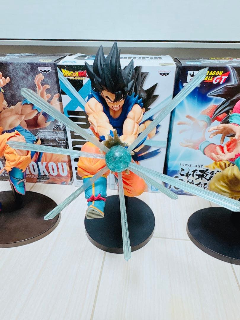 ドラゴンボール フィギュア 孫悟空 かめはめ波 4点セット まとめ売り