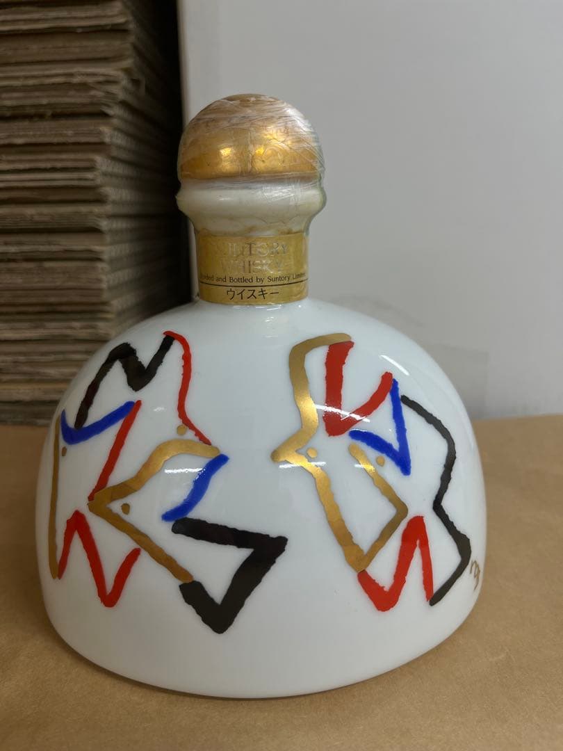 サントリー創業90周年記念 ウィスキー 陶器ボトル720ml 43%
