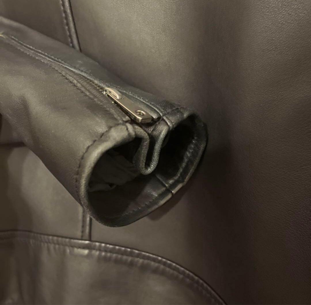 「ミモザ」UNITED TOKYO レザーシングルライダースジャケット