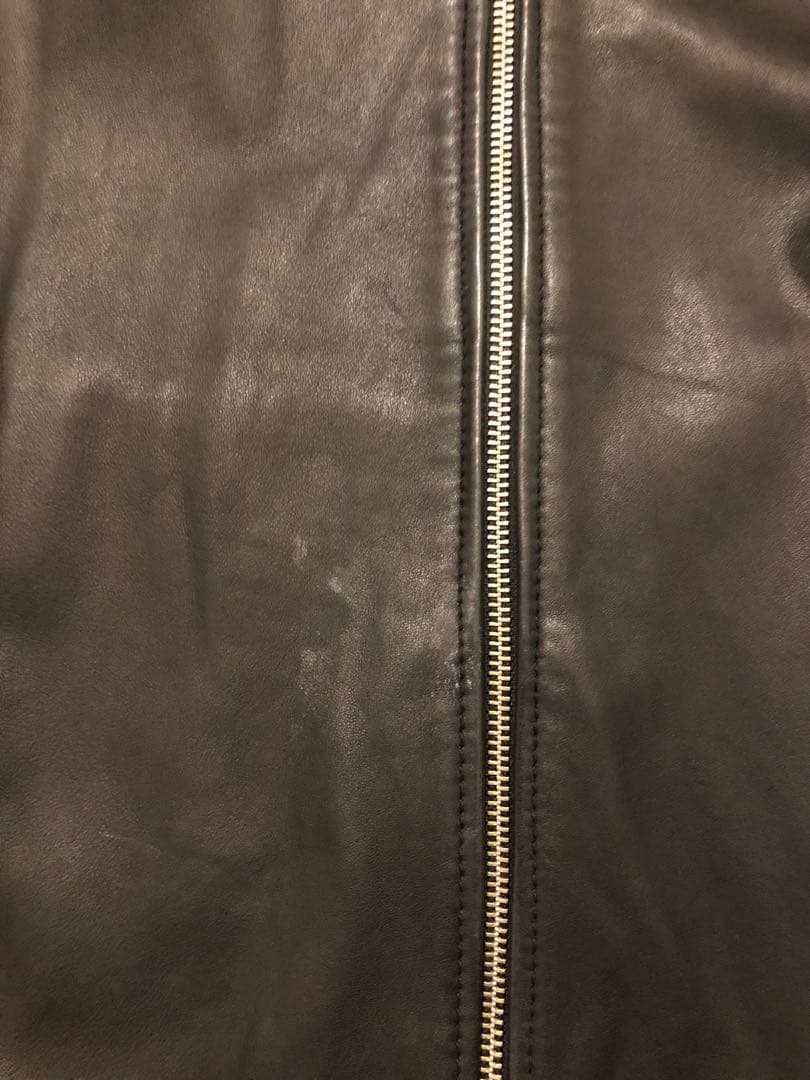 「ミモザ」UNITED TOKYO レザーシングルライダースジャケット