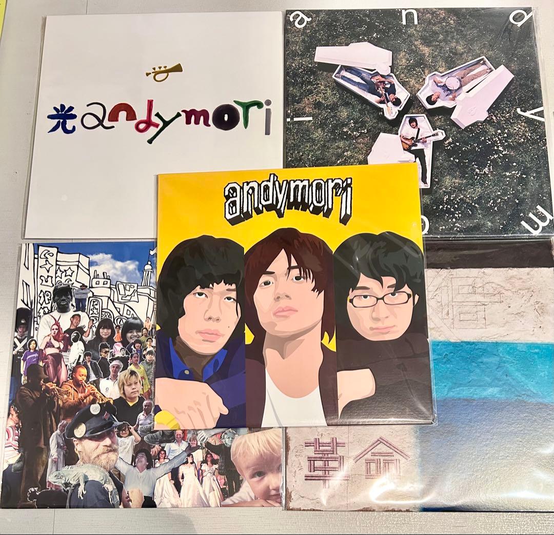 andymori アンディモリ レコード 5枚セット アナログ