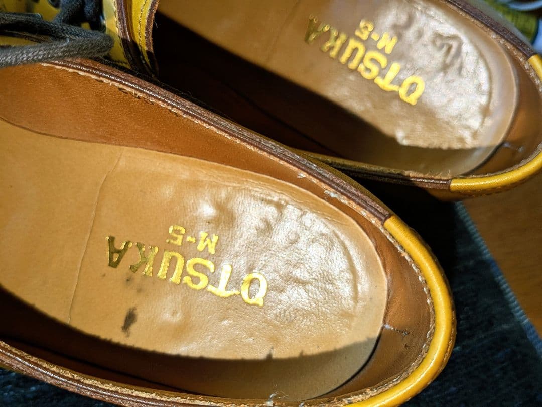 大塚製靴 M-5 サドルオックスフォード【AKATSUKI】カラー/ラバーソール