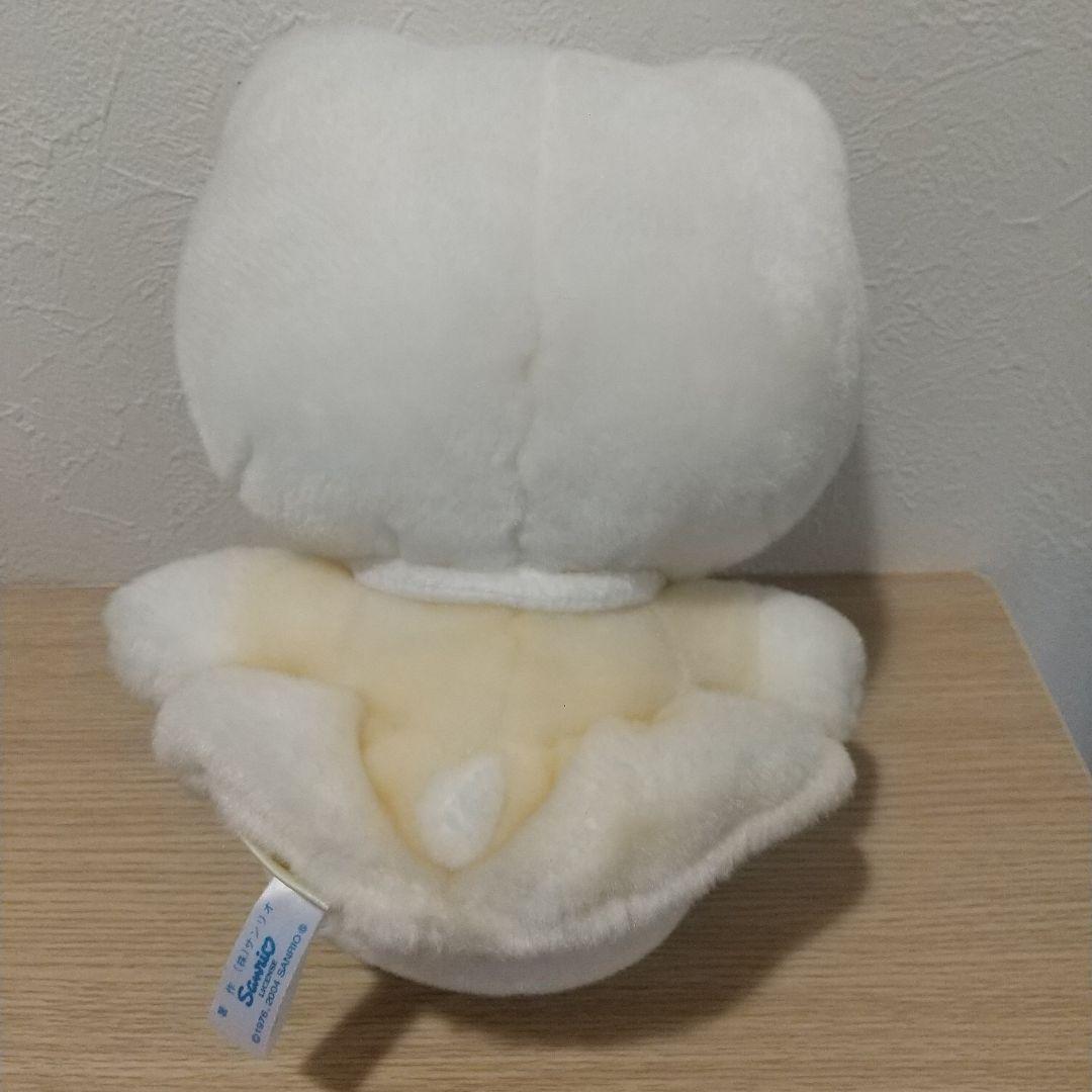 美品　ハローキティ　ぬいぐるみ　ホワイト