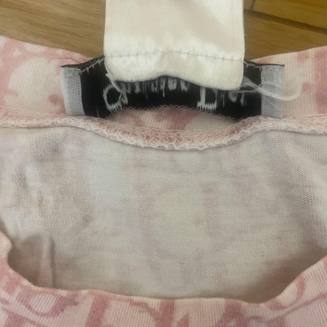 Christian Dior タンクトップ トロッター ガリアーノ ピンク