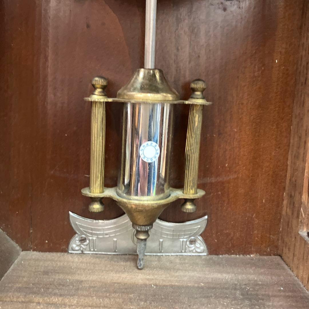 アンティーク 精工舎 スリゲル型 節硝子 TRADE MARK ゼンマイ式 時計