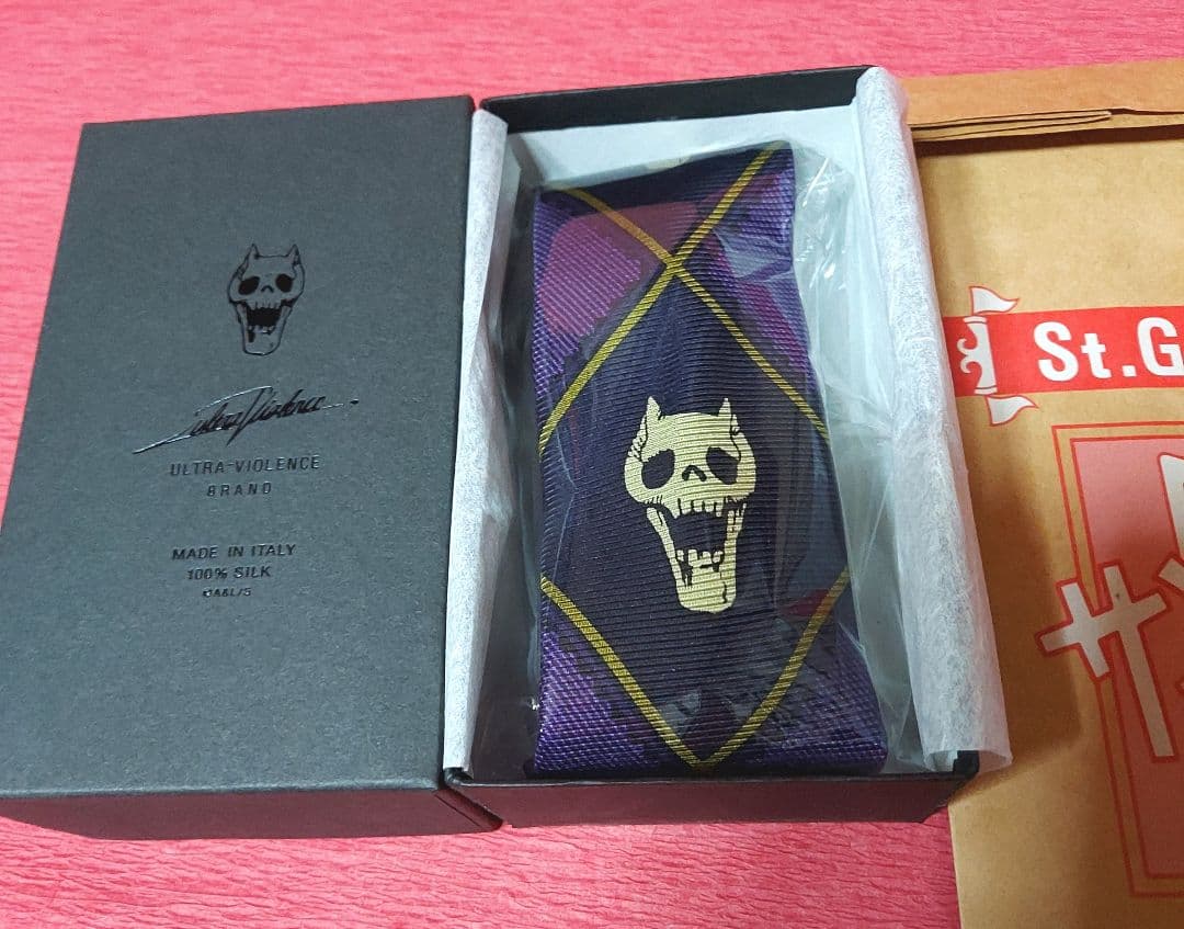 ジョジョの奇妙な冒険 吉良吉影 ネクタイ　ULTRA-VIOLENCE