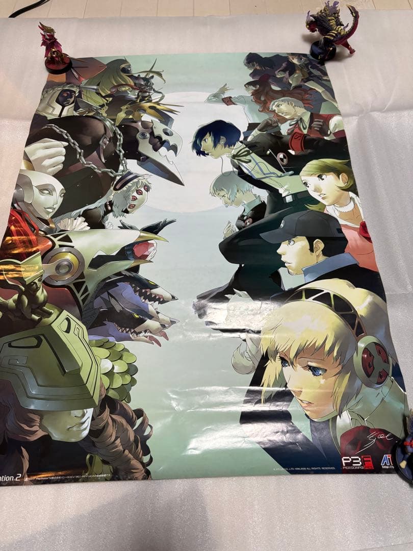PS2ペルソナ3 、フェス ペルソナ3 ドラマCD 非売品　特典　ポスター３枚