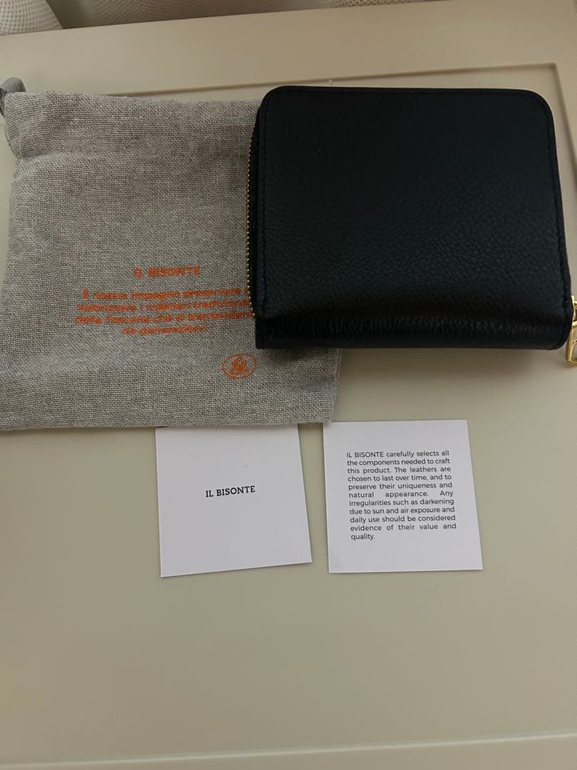 IL BISONTE 財布 BK238 UNブラック レザー ブラック