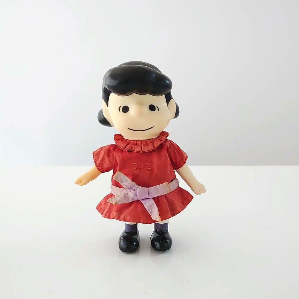 1966年 ビンテージ ルーシー スヌーピー ソフビ ポケットドール 60s