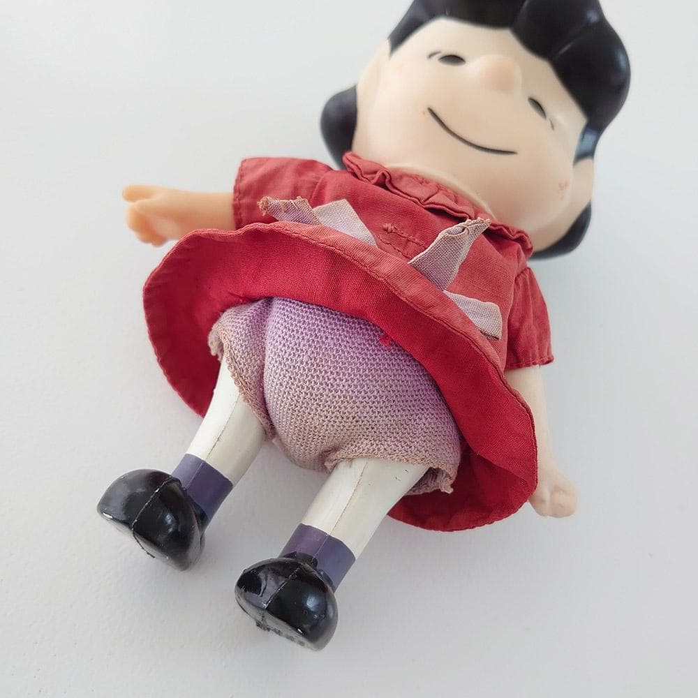 1966年 ビンテージ ルーシー スヌーピー ソフビ ポケットドール 60s