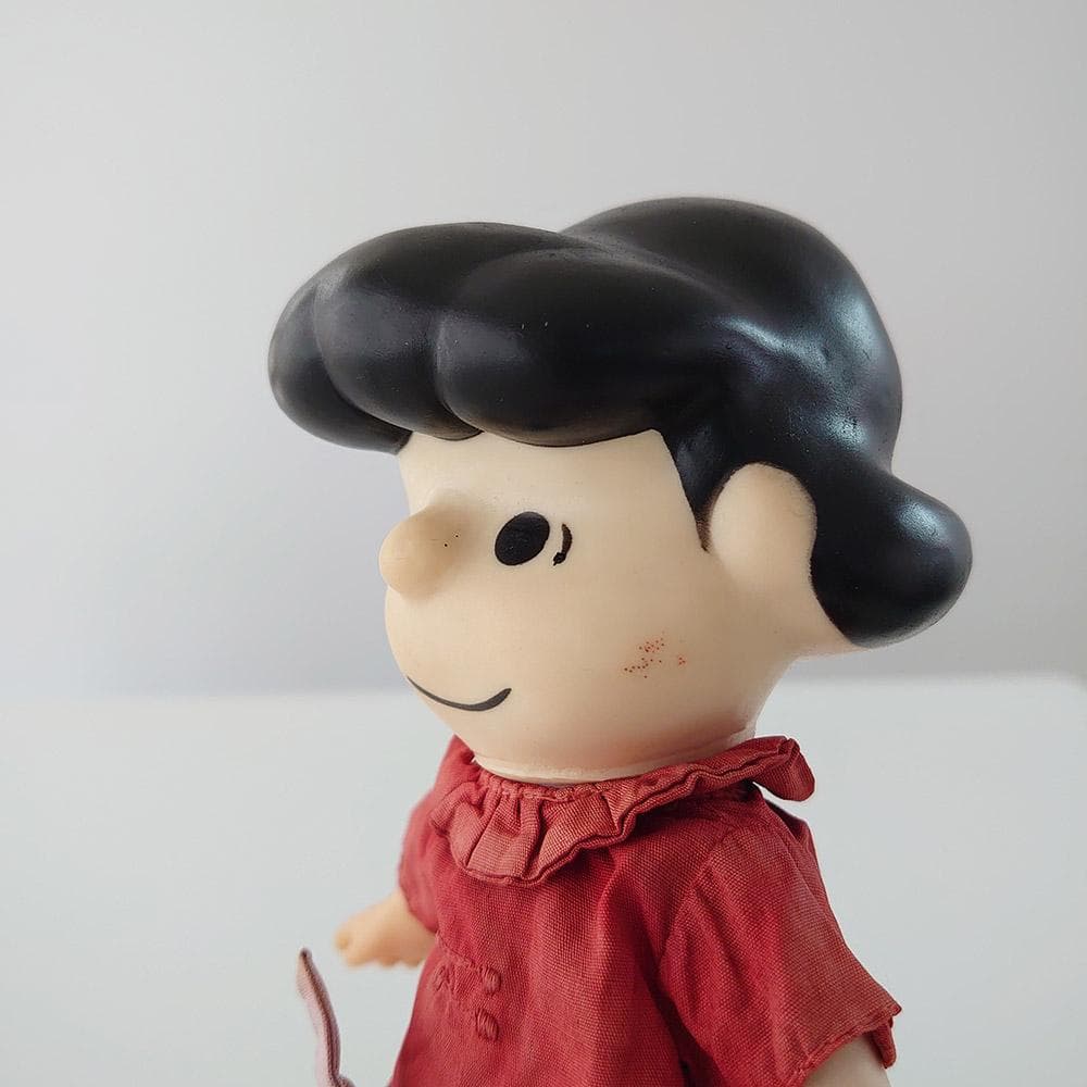 1966年 ビンテージ ルーシー スヌーピー ソフビ ポケットドール 60s