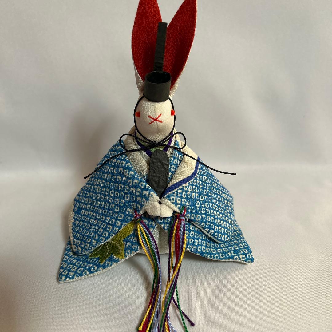 うさぎの雛人形と来年の干支の午、馬