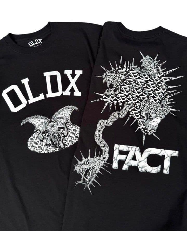 激レア新品　OLDX FACT Tシャツ ブラック Lサイズ