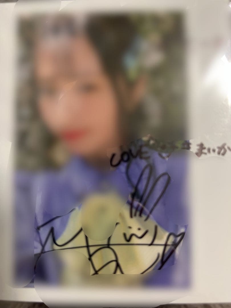 イコラブ　佐々木舞香　直筆サイン入りチェキ