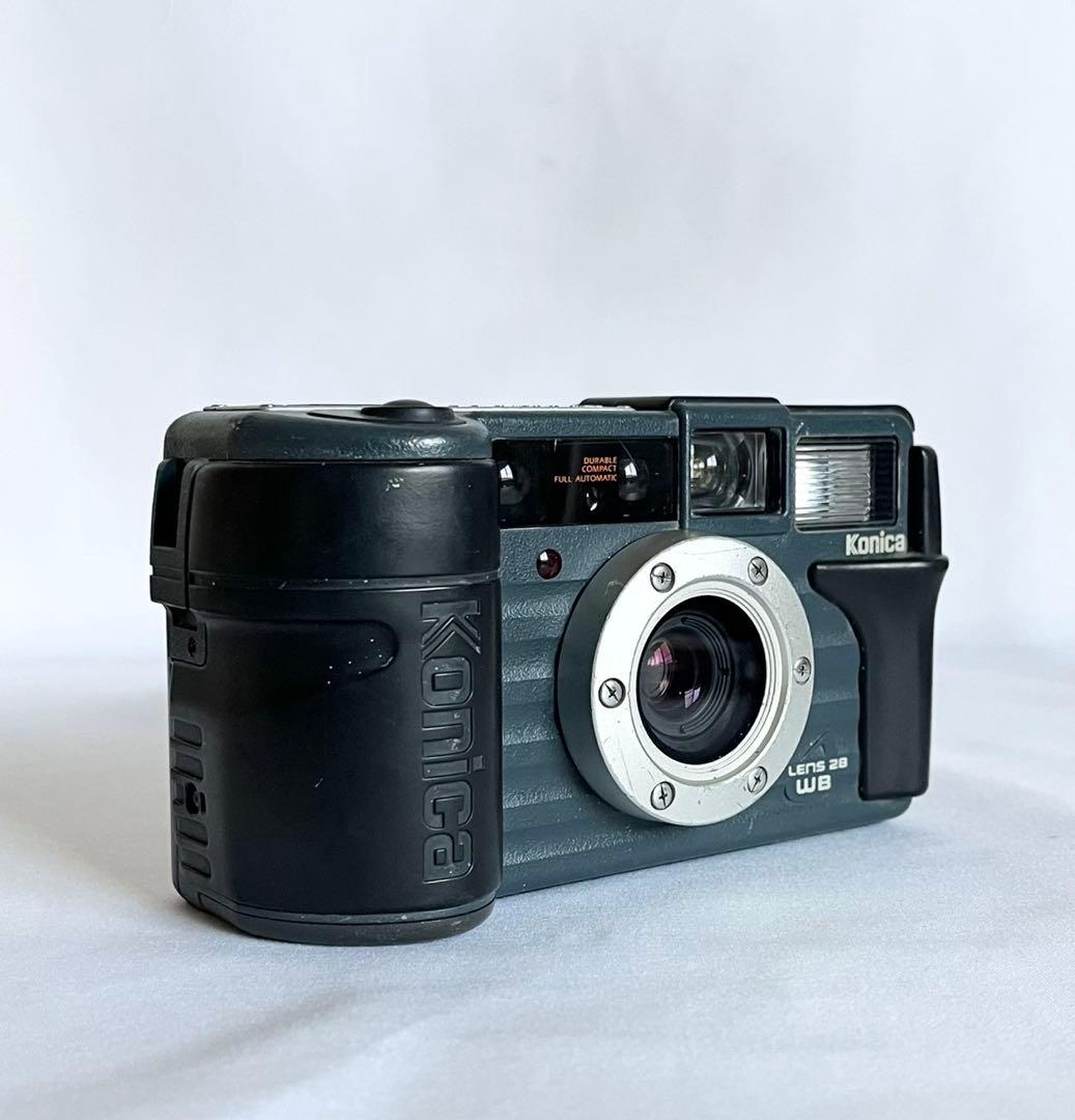 【完動品】Konica 現場監督 LENS 28 WB フィルムカメラ