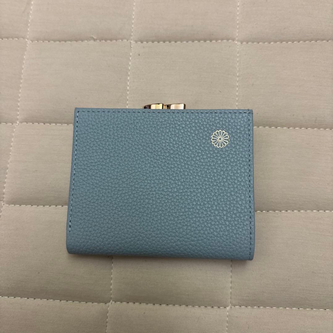 皇居財布　ライトブルー