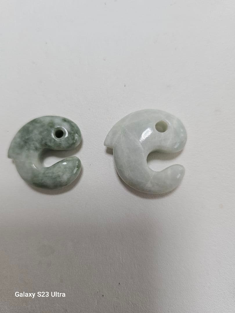 糸魚川翡翠飛龍勾玉　伝統工芸士作品