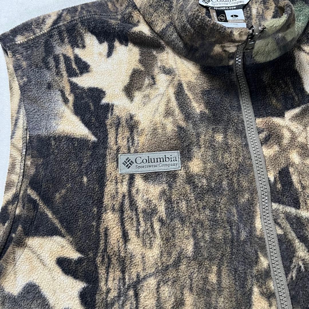 大人気 Columbia コロンビア リアルツリー フリース ベスト