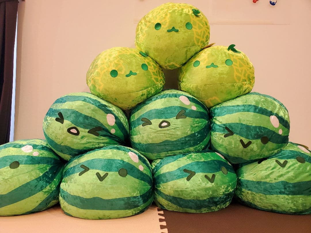 圧倒的最安値【新品・未使用】スイカゲームきらきらBIGぬいぐるみ10個セット！