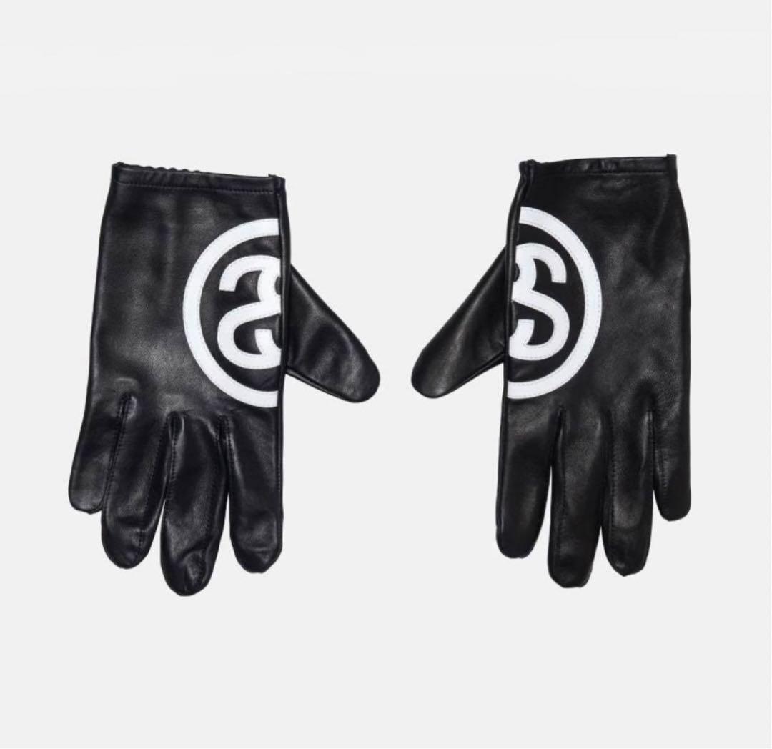 Stussy SS LINK LEATHER GLOVES 手袋　レザー