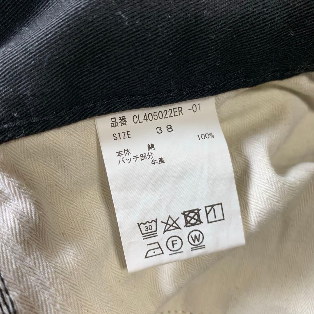 15 カレンソロジー　24ss チノカーヴィーパンツ　黒　38