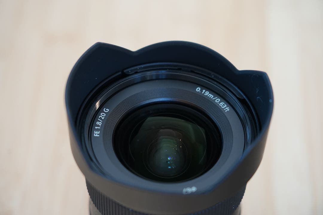 【美品】フルサイズレンズ　FE 20mm F1.8 G SEL20F18G