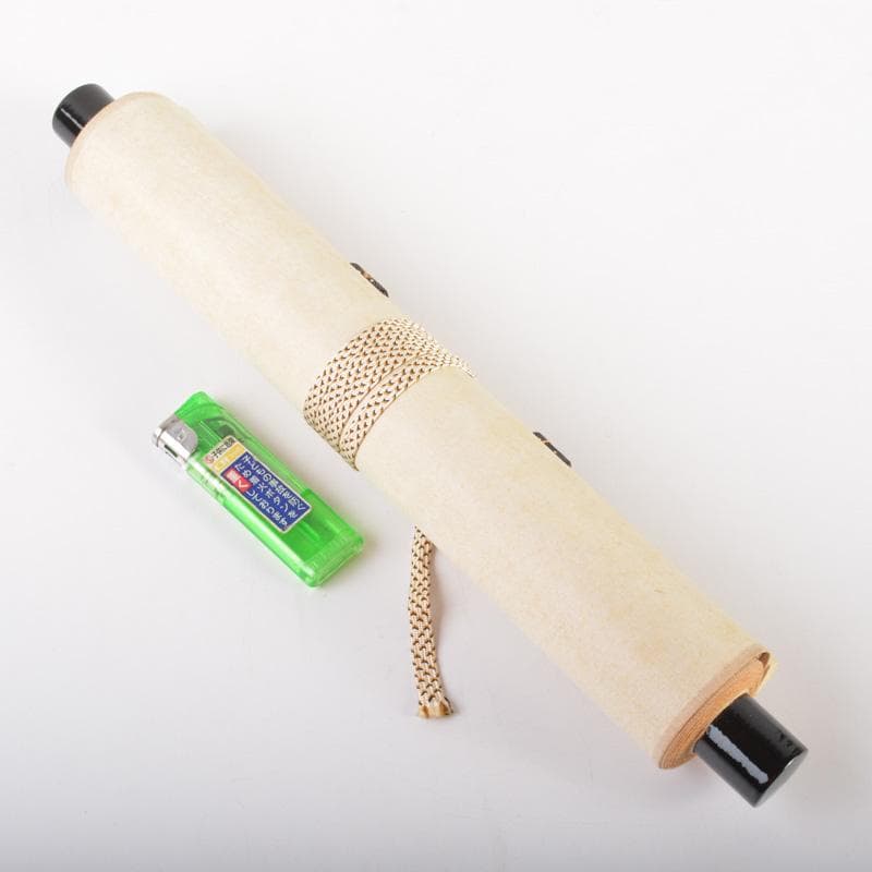 掛軸　前大徳　藤井誡堂筆　一行書　「歩々是道場」　共箱　C　6342A