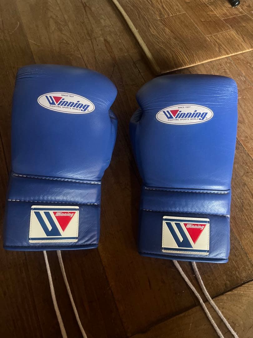 Winning ボクシンググローブ 14oz 青