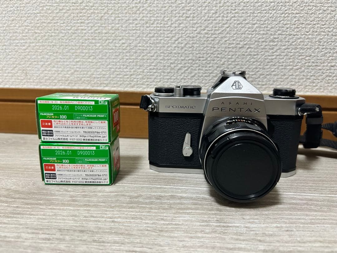 PENTAXSP一眼レフ標準レンズ付きフィルムカメラ　動作確認済み