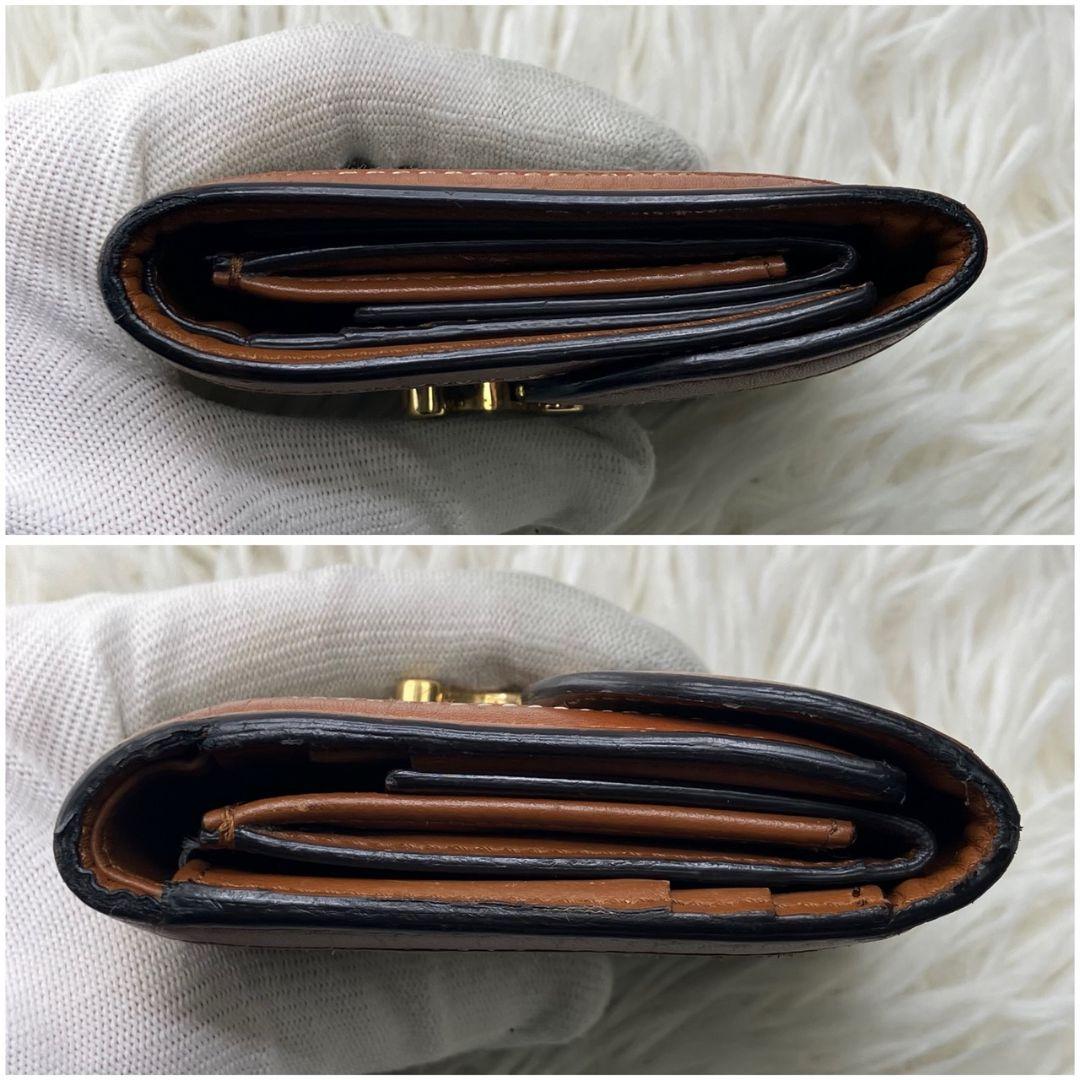 極美品✨セリーヌ トリオンフ スモールウォレット テキスタイル 三つ折財布