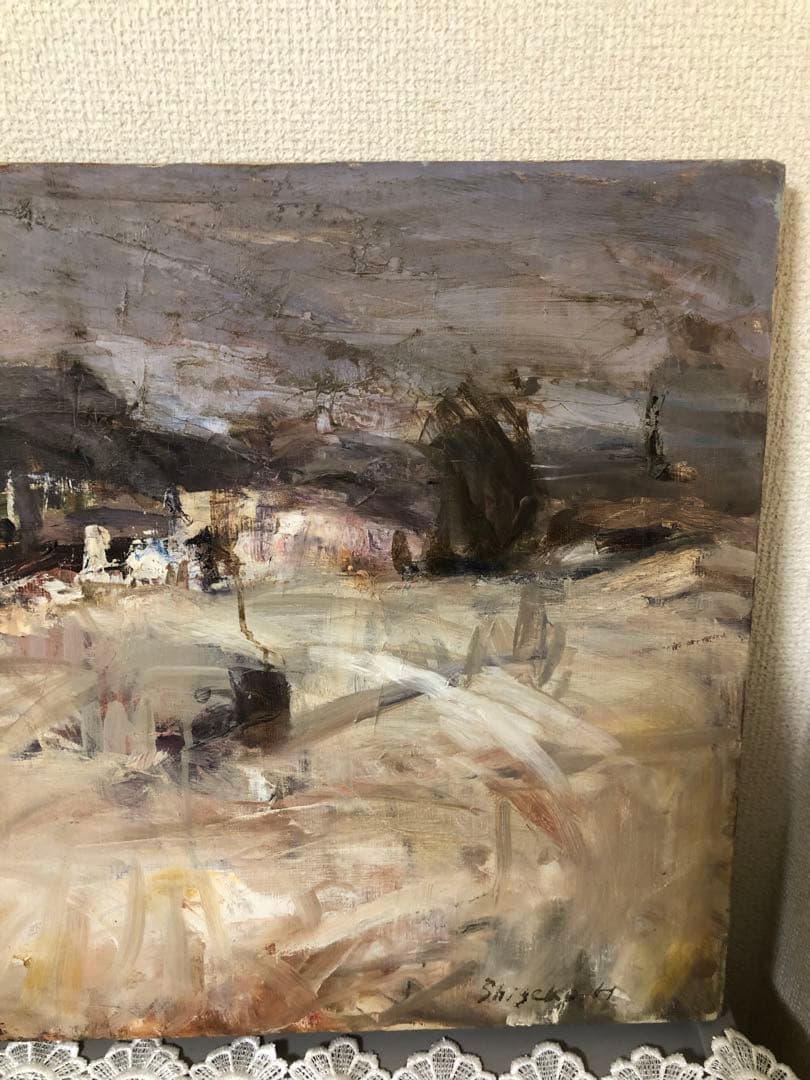 油絵（ゼロの街）Ｐ10