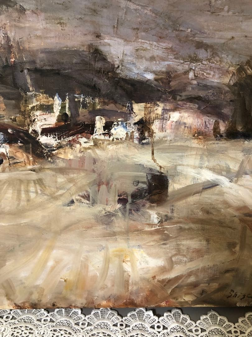 油絵（ゼロの街）Ｐ10