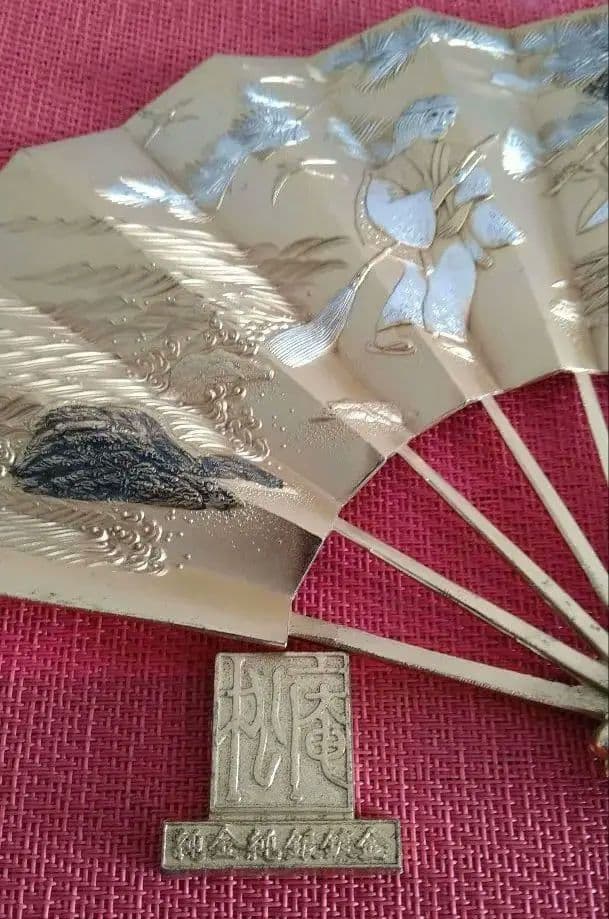 純金純銀鍍金扇子