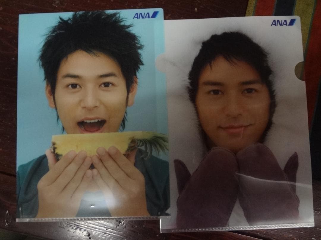 妻夫木聡　　ANA キャンペーン入手困難非売品 クリアファイル ２枚セット