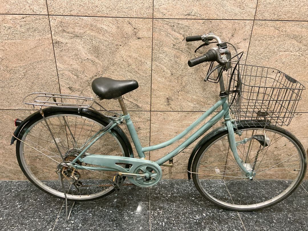 3段変速付き！丸石　マルイシMARUISHI自転車　シティーサイクル　ママチャリ