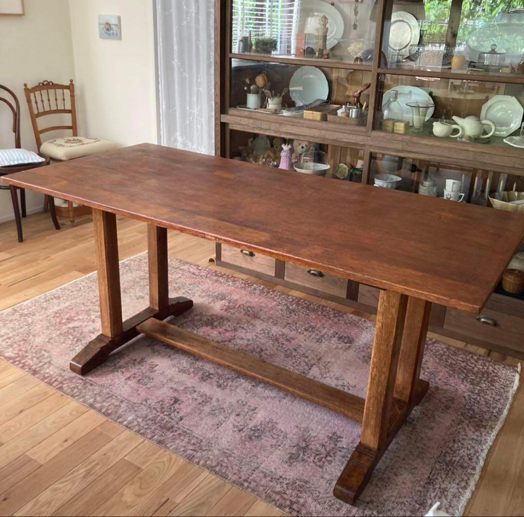 イギリス　ダイニングテーブル　アンティーク