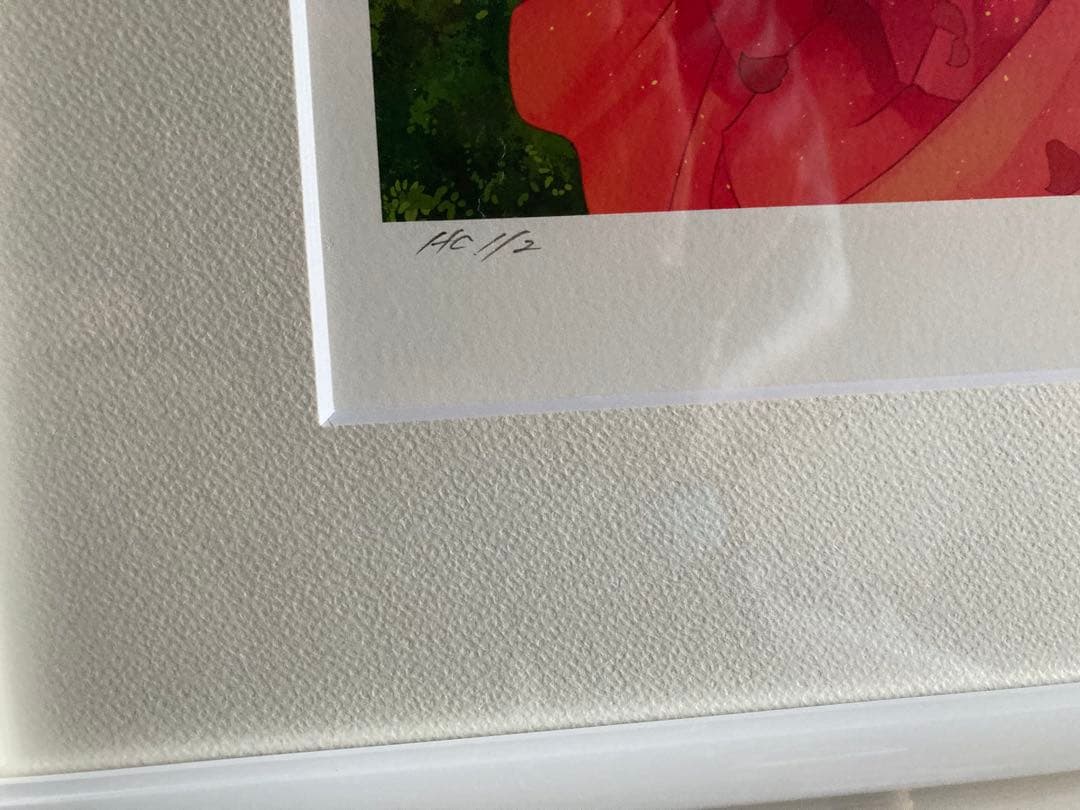 Tony 版画　アンダルシアの赤　アールジュネス　＊送料込み