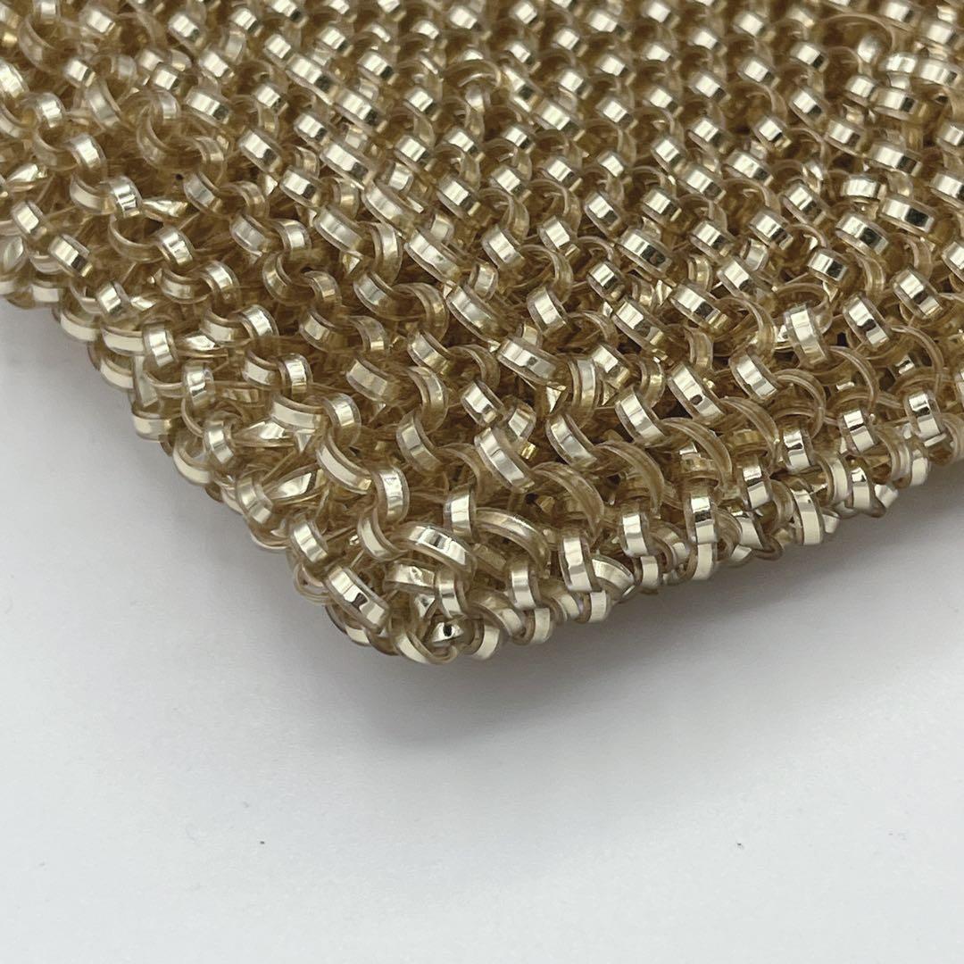 美品　アンテプリマ　スタンダードスクエア ミディアム　シャンパンゴールド