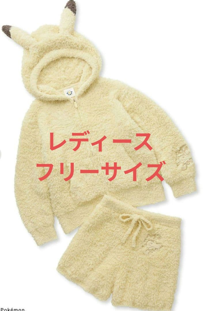 ポケモンスリープ ピカチュウ パーカ & ショートパンツ セット ジェラピケ