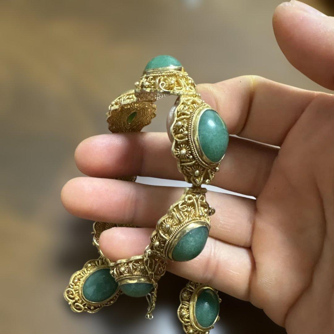 ヴィンテージスタイル ブローチ・コサージュセットシルバー925