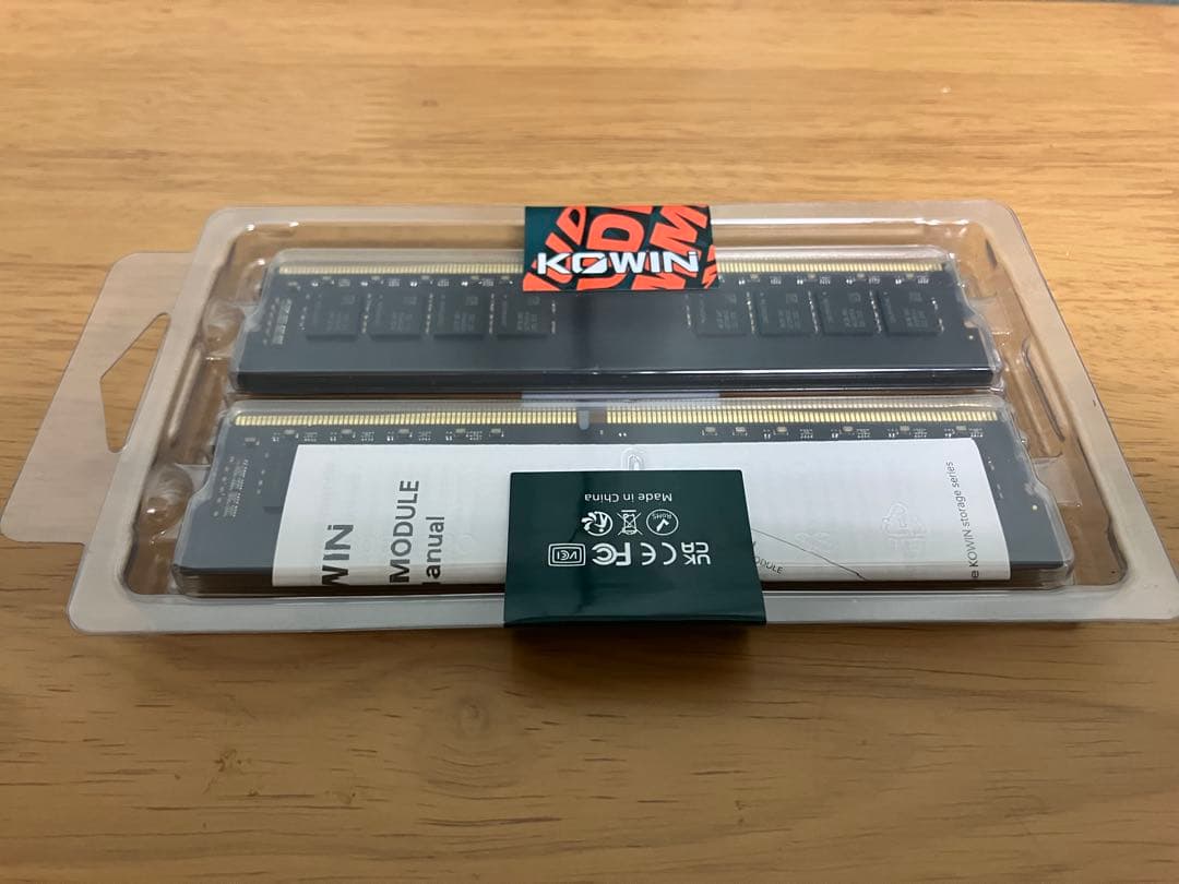【新品】KOWIN 64GB (2x32GB) DDR4 3200MHz メモリ