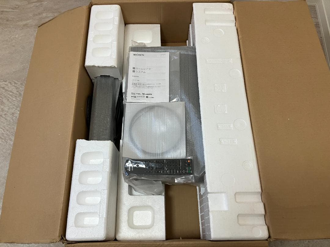 u*i様 SONY ホームシアターシステム　HT-CT100 箱付き